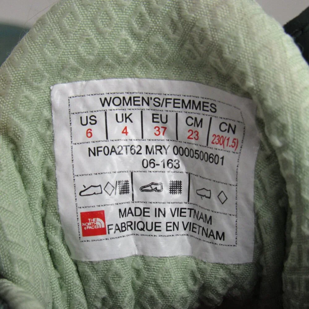 The North Face Green Ultra MT Winter Trail Running Shoes Women's 6